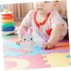 DECHOUS Clockwork Plush Bunny Toy Wind-up Hopping Rabbit for Boys and Girls Playtime for Parties and Indoor Fun Engaging Cartoon Animal Toy view 3