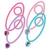 ERINGOGO Little Girls Jewelry Set Princess Necklace Bracelet Toddler Girls Toy Gems Jewelry Kit view 1