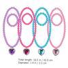 ERINGOGO Little Girls Jewelry Set Princess Necklace Bracelet Toddler Girls Toy Gems Jewelry Kit view 2