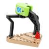 Kisangel Scale Train Toy Crane Curved Track Tower for Boys and Girls Model Railway Scenery Pretend Crane Model view 1