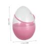 COMPUKAS Jumbo Plastic Easter Eggs with Handles Clear -shaped Buckets for Treats Surprises and Festive Decor and Interactive Play view 2