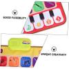 SUPVOX 1pc Musical Piano Dancing Mat for Boys and Girls Educational Musical Toy Interactive Keyboard Play Mat Adorable Patterns for Eye-Hand Coordination Development view 2