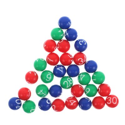 Alasum 1bag Colorful Bingo Balls for Lottery Draws of Numbered Raffle Balls Vibrant Carnival Game Accessories Compatible Mark Six Machines Distinct Design for Memorable Events