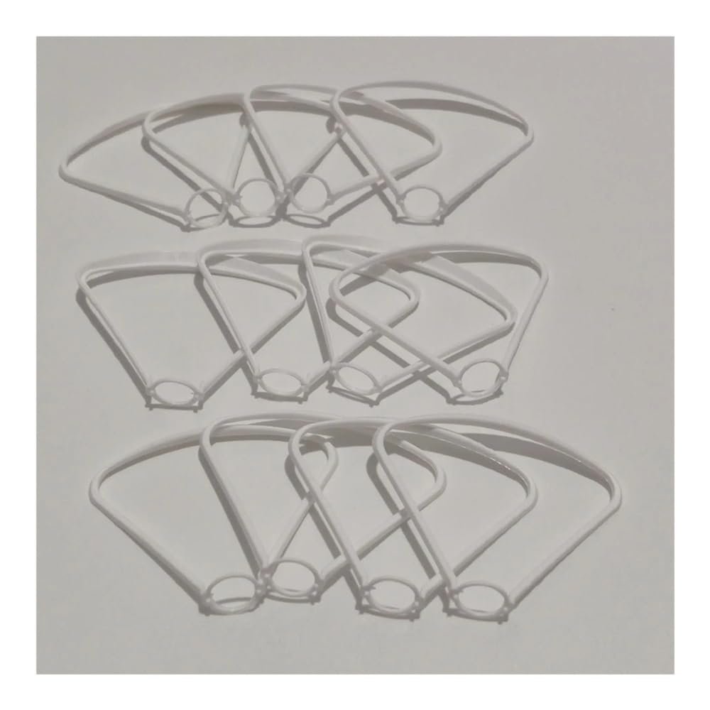 12PCS Fit for X23/ X23W RC Drone Blade Spare Parts Propeller Protecting Frames