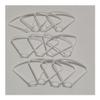 12PCS Fit for X23/ X23W RC Drone Blade Spare Parts Propeller Protecting Frames view 1