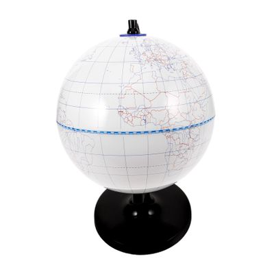 GANAZONO Blank Coloring Globe for Geography Learning Unfinished Decorative Globe Model Interactive Teaching Project for Art Class and Home Decor