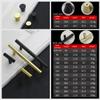 YDLJEHQO Wardrobe Door Handles,2pcs Aluminum Alloy Drawer Handles Black T Bar,Cupboard knockers Bedroom Knob Knobber for Dresser,Furniture Hardware(Hole Distance 192mm) view 2