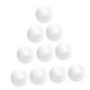 FONDOTIN 12pcs Solid Foam Balls White DIY Craft Material Boy Girl Ball Model for Preschool Kindergarten Projects view 1