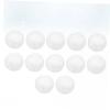 FONDOTIN 12pcs Solid Foam Balls White DIY Craft Material Boy Girl Ball Model for Preschool Kindergarten Projects view 2