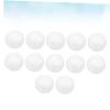 FONDOTIN 12pcs Solid Foam Balls White DIY Craft Material Boy Girl Ball Model for Preschool Kindergarten Projects view 3