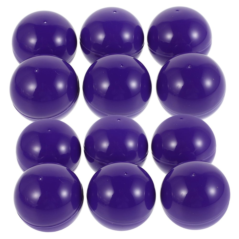 Mipcase 50pcs Plastic Raffle Balls Openable Vending Machine Bingo Prize Containers for Games Parties and Fundraisers Easy to Use and Smooth Drawing Experience