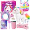 AGENTLAN Unicorn Gifts for Girls with Stuffed Animals, Kids Unicorn Toys with Plush Pet & Diary & Water Bottle, Birthday Gifts for Girl Ages 3 4 5 6 7 8 Years Old. view 1