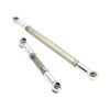 AQWBTYD RC Car Upgrade Parts for MN78 Tie Rod 1/12 Steering Servo Link Linkages RC Model Accessories Adjustable Steering Rod Servo Rod Replaces Parts(Silver) view 1