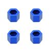 Alloy 7mm hex to 12mm Converter for Bigger Wheel, 9.5mm Thick for 1/18 Axial Yeti Jr. Can-Am Maverick(Navy Blue) view 1