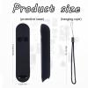 Remote Protective Cover for Nex Playground, Silicone Remote Case Cover with Lanyard Soft Anti-Slip Protective Accessories for Nex Playground Gaming System (Black) view 2