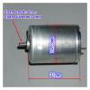 POWTAXBJGD RK-370CA-26100 Carbon Brush Electronic Starter Mute 24mm Electronic Starter DC 3V 5V 6V 10600RPM High Speed Short Shaft view 2