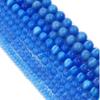 1 Strand 4/6/8/10/12mm Natural Sapphire Cat Eye Stone Bead Round Loose Beads For Making DIY Bracelets Earring Necklace,blue Cat Eye,10mm(approx 32pcs) view 1