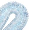 4/6/8/10mm Natural Aquamarines Stone Beads Blue Round Gemstone Bead For DIY Bracelet Necklace Making Beaded Accessories,Aquamarines Stone,4mm Apx 90pcs view 2