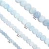 4/6/8/10mm Natural Aquamarines Stone Beads Blue Round Gemstone Bead For DIY Bracelet Necklace Making Beaded Accessories,Aquamarines Stone,4mm Apx 90pcs view 4