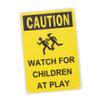 Cabilock Caution Sign for Business Street Iron Metal Sign for Road Safety Decor view 1