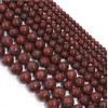 1 String Natural Red Sesame Stone Beads 4/6/8/10/12mm Jaspe Round Loose Bead For Making DIY Earring Bracelets Necklace,Red Sesame Stone,10mm(approx 32pcs) view 1