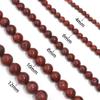 1 String Natural Red Sesame Stone Beads 4/6/8/10/12mm Jaspe Round Loose Bead For Making DIY Earring Bracelets Necklace,Red Sesame Stone,10mm(approx 32pcs) view 4
