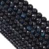 1 String Dark Blue Tiger Eye Stone Beads 4-12mm Natural Loose Bead For DIY Bracelet Necklace Making Accessories,Dark Blue Tiger Eye,12mm(approx 30pcs) view 1