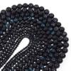 1 String Dark Blue Tiger Eye Stone Beads 4-12mm Natural Loose Bead For DIY Bracelet Necklace Making Accessories,Dark Blue Tiger Eye,12mm(approx 30pcs) view 2