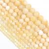 1 Strand 4/6/8/10/12mm Natural Stone Yellow Jade Beads Round Stone Beading Loose Gemstone For DIY Bracelet Necklace Making,Yellow Jade Beads,10mm view 1