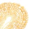 1 Strand 4/6/8/10/12mm Natural Stone Yellow Jade Beads Round Stone Beading Loose Gemstone For DIY Bracelet Necklace Making,Yellow Jade Beads,10mm view 2