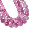 6/8/10mm Natural Stone Plum Tourmaline Beads Pink Round Spacer Beads For Making Supplies DIY Bracelets Accessories 15'',Plum Tourmaline, 10mm (approx 36pcs) view 3