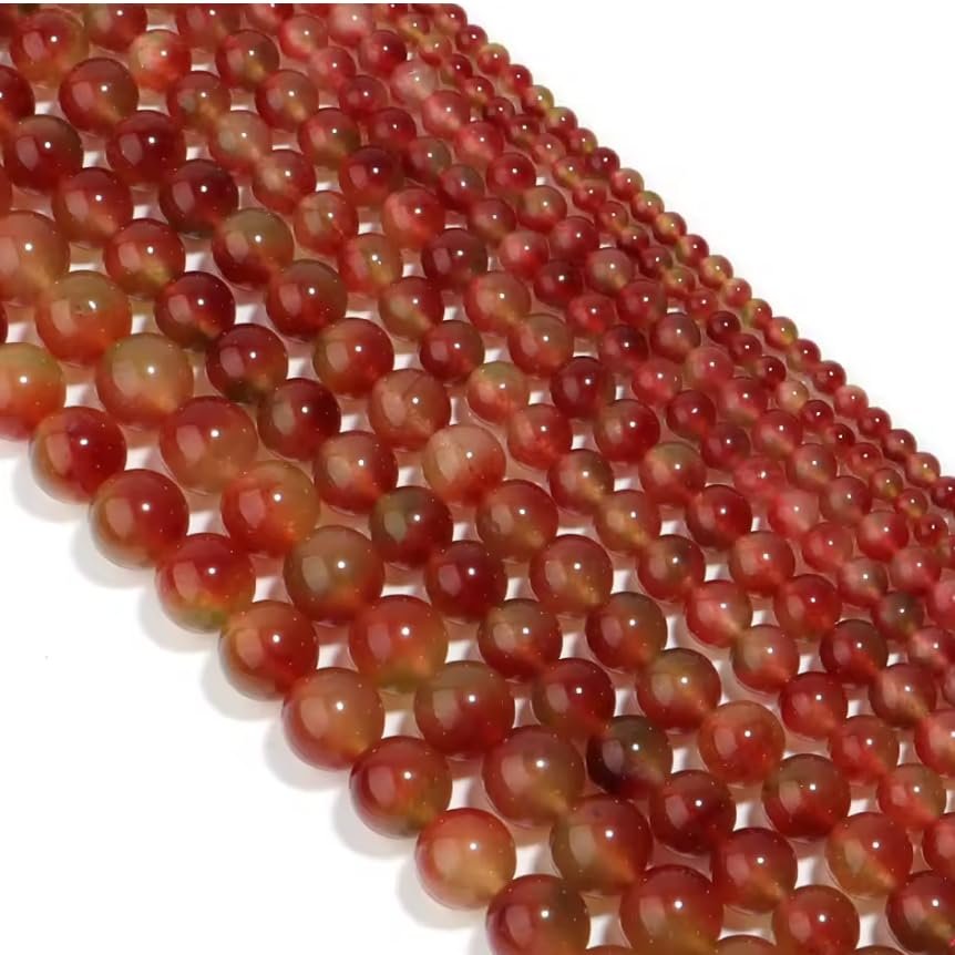 1 String Natural Red Chalcedony Stone Beads Round Gem Bead For Bracelet Beaded 4-12mm,Red Chalcedony,10mm(approx 32pcs)