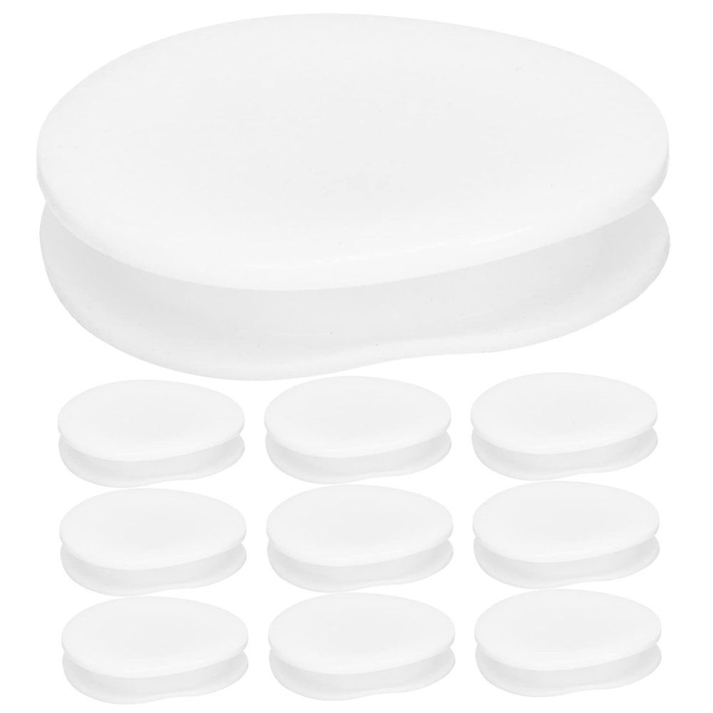 40pcs Plastic Piggy Bank Bottom Caps Money Jar Stoppers Round Piggy Bank Plugs for Most Savings Jars