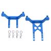 ZAWELIYO RC Metal Body Mounts Shell Post for LaTrax Teton 1/18 RC Car Upgrade Parts Adjustable Height Stable Design (Blue) view 1