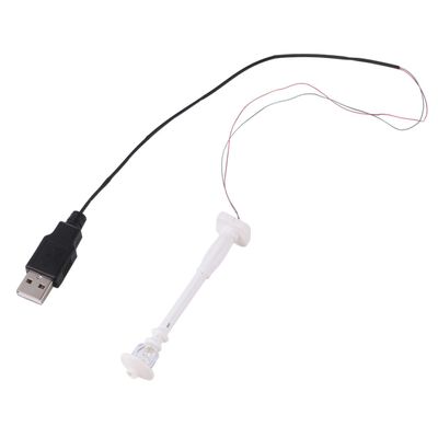 Kisangel 3pcs Street View Street Lamp Post Building Blocks Led Mini Lights for Micro Landscape
