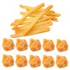 BESPORTBLE 3sets Artificial Props Chicken Popcorn Toy Realistic Fries Model for Kitchen Bar 20pcs*3 view 3