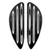 QCWLDKJRV Motorcycle Driver Front Floorboard Passenger Rear Footpeg Black/Chrome Footrest Pedal Fit for Harley Touring Fit for Softail Sportster(Floorboard Set A) view 1