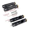 QCWLDKJRV Motorcycle Footrest Efficient Slip Rearset Footrests Rest Motorbike Rear Footpegs Thread Rear Set Pedals(Black-Blue) view 2