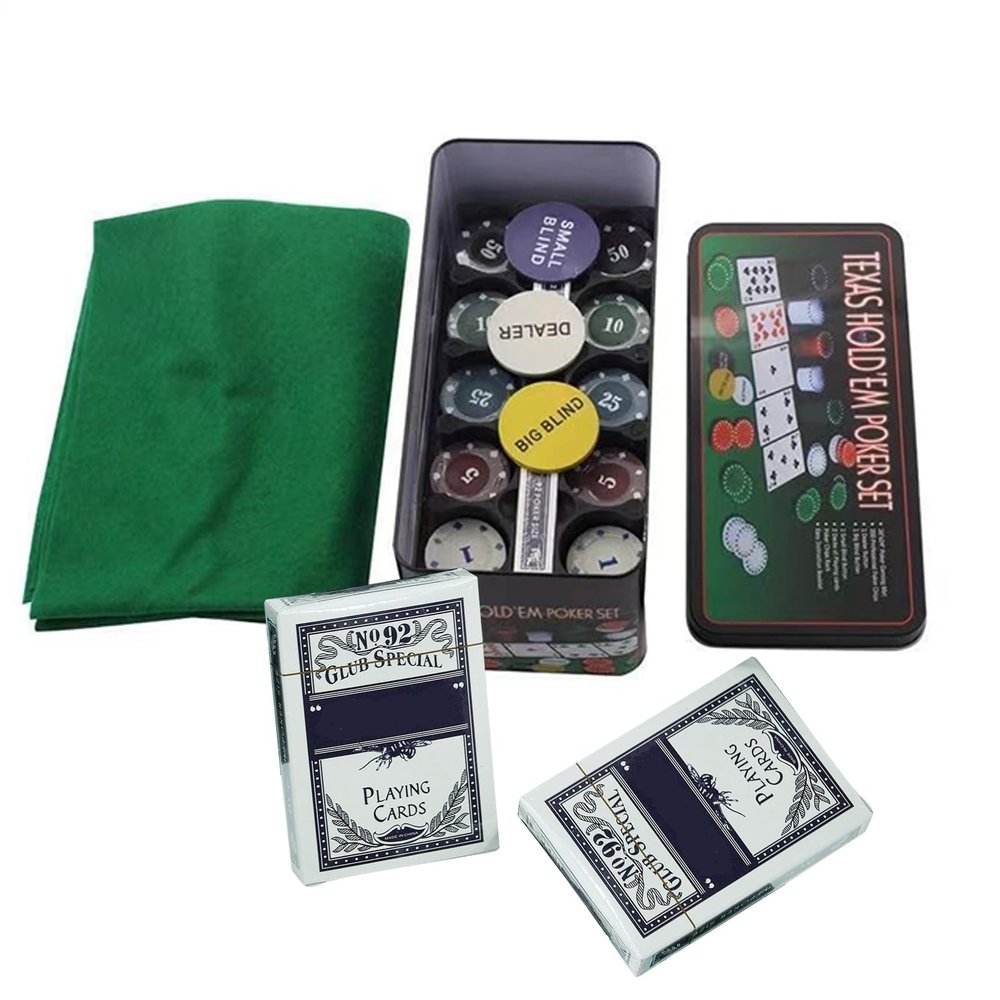 Poker Chips - Poker Chips 200 Set | Chips for Texas Holdem 200 Pieces, Texas Hold'em 200 Chips Set, Multi-Functional Wear-Resistant Professional Game for Craps Home Parties Travel Accessories
