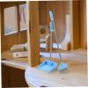 BATHVEVE Miniature Cleaning Set Compact Broom and Dustpan for Dollhouse Decor Realistic Design Durable Materials for Playhouse Accessories and Miniature Scenes view 4