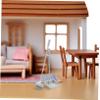 BATHVEVE Miniature Cleaning Tools Set Scale Dollhouse Broom and Dustpan Fine Detailing and Durable Construction for Realistic Playhouse Decor Compact and Portable Cleaning Props view 4