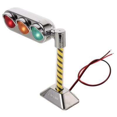 MAGICLULU Mini Traffic Light Ornament for Car Interior Led Stop Light Decor Easy Install Unique Room Decor