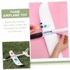 BESPORTBLE 2pcs Unfinished Foam Airplane Toy Hand-Painted Glider for Boys and Girls Creative Graffiti Aircraft for and Crafts Activities view 3
