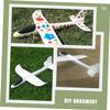 BESPORTBLE 2pcs Unfinished Foam Airplane Toy Hand-Painted Glider for Boys and Girls Creative Graffiti Aircraft for and Crafts Activities view 4