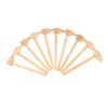 LIFKOME 10pcs Mini Pointed Wooden Hammers Toy Mallets for Safe Polished Design for Hammering and Pounding for Creative Play and Fine Motor Skill Development view 1