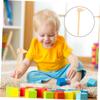 LIFKOME 10pcs Mini Pointed Wooden Hammers Toy Mallets for Safe Polished Design for Hammering and Pounding for Creative Play and Fine Motor Skill Development view 3