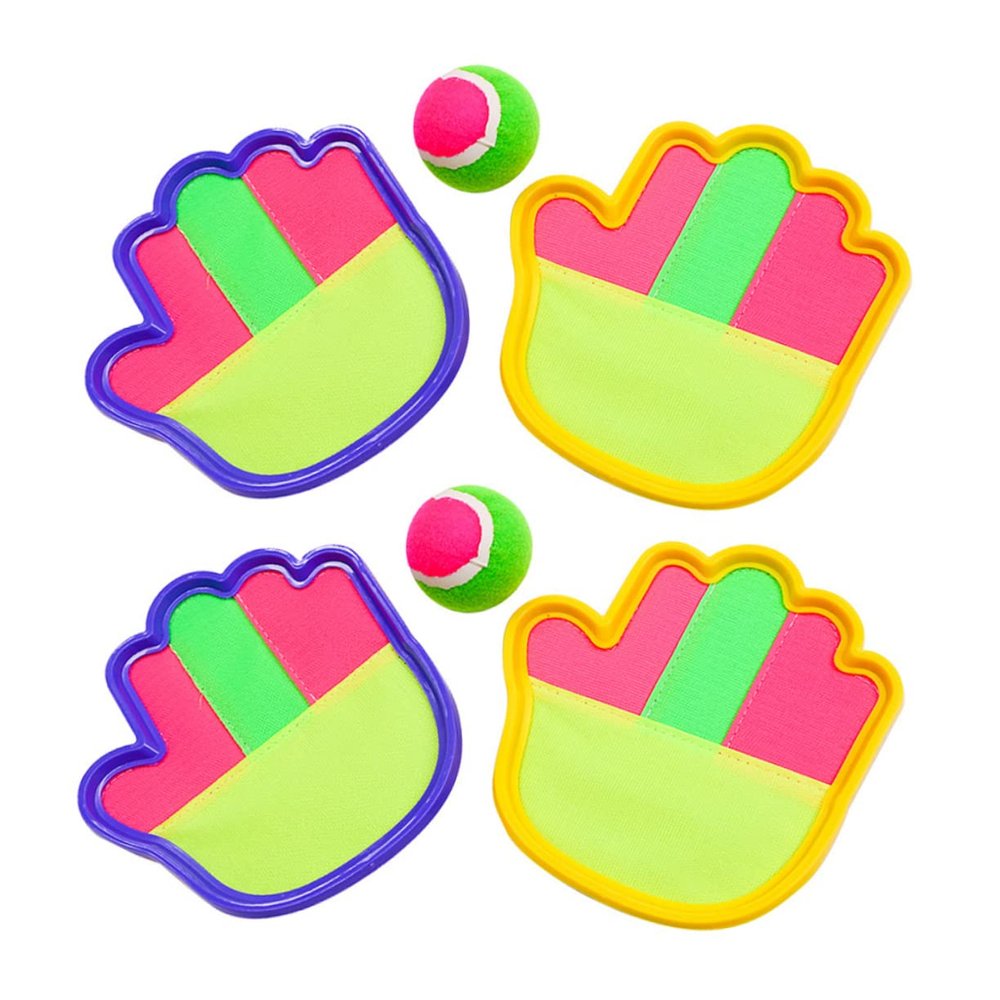 SAFIGLE Interactive Kids Toy Set 2 Rackets 1 Sucker Ball Parent-Child Playtime Fun Leisure Activity Random Color