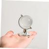 DECHOUS 2Pcs Miniature Geography Globes Decorative World Map Ornaments for Home Office Present for Special Occasions Creative Desktop Decor with Exquisite Craftsmanship view 2