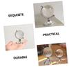 DECHOUS 2Pcs Miniature Geography Globes Decorative World Map Ornaments for Home Office Present for Special Occasions Creative Desktop Decor with Exquisite Craftsmanship view 3
