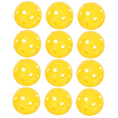 BESPORTBLE 72mm Funny Hole Ball Set 26 Hole PE Blow Molded Floating Floor Ball Net Bag Portable Toy for Boys and Girls for Practice
